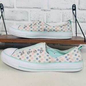 Converse Slip On Sneakers, Polka Dot Size 11.5